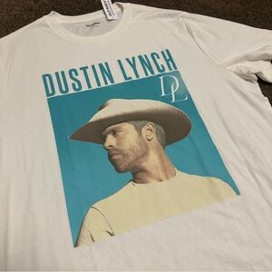 Old Navy Dustin Lynch White Graphic Tee - Men's Size XL